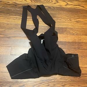 Lululemon City To Summit Padded Cycling Bib Shorts Black